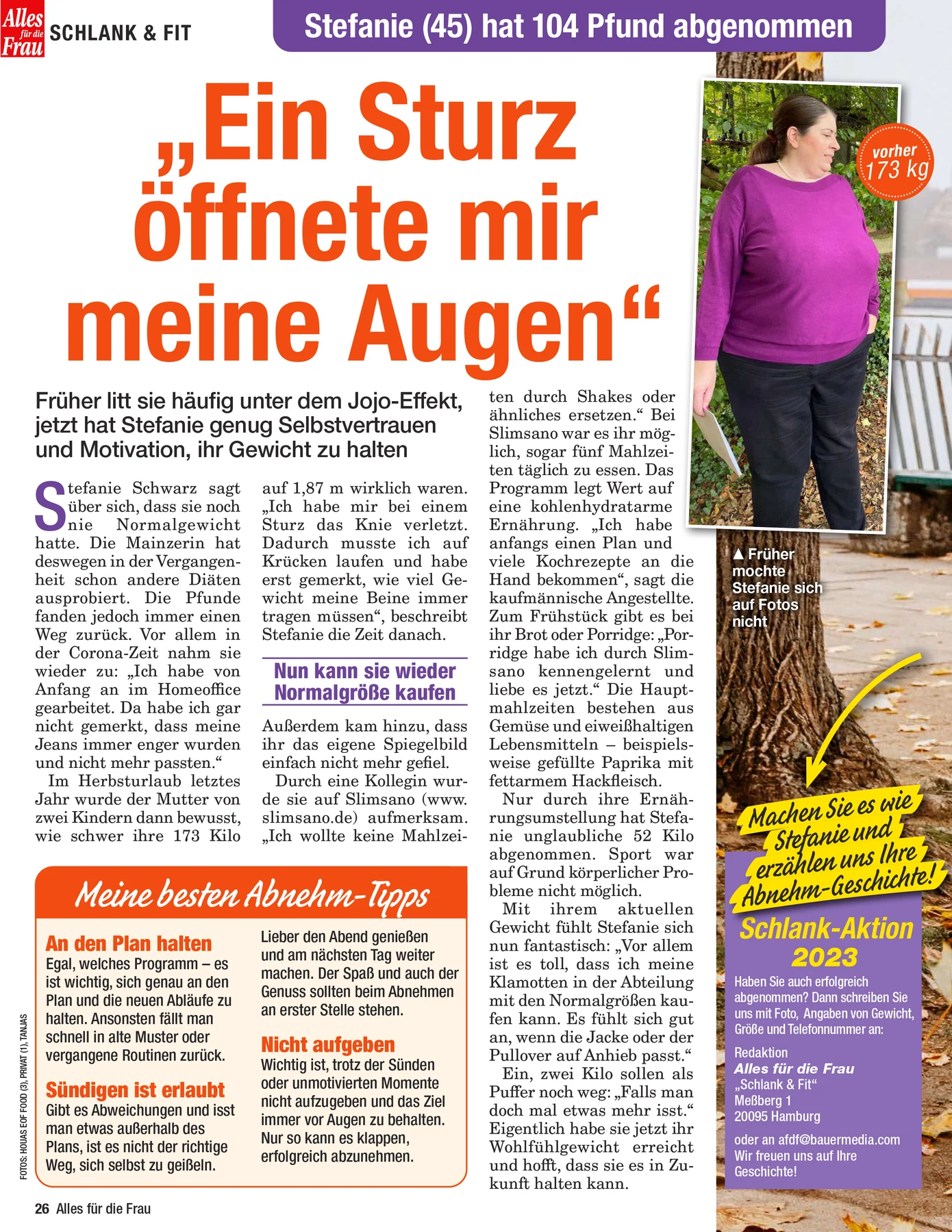 Wir sind in der aktuellen Ausgabe von "Alles für die Frau"