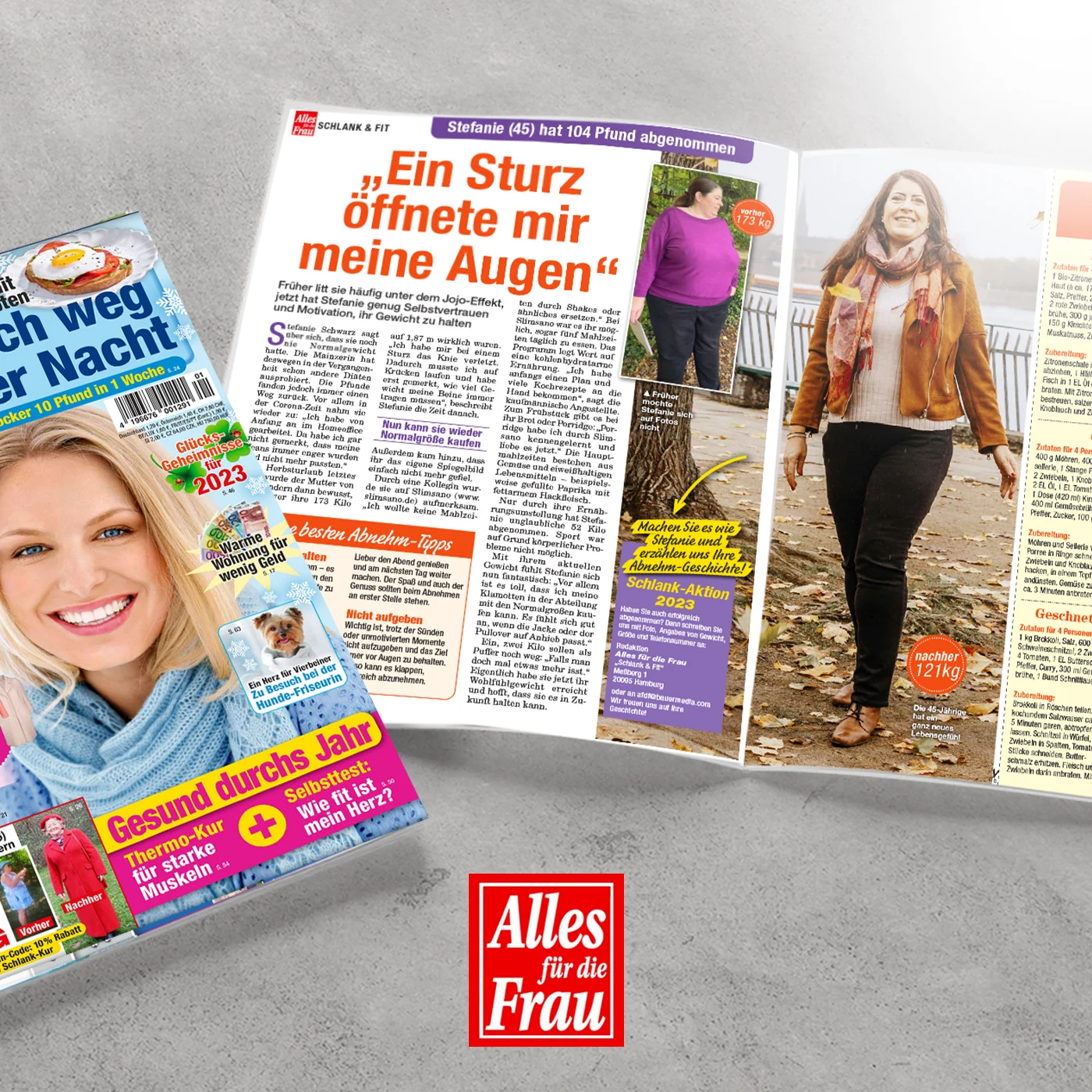 Wir sind in der aktuellen Ausgabe von "Alles für die Frau"