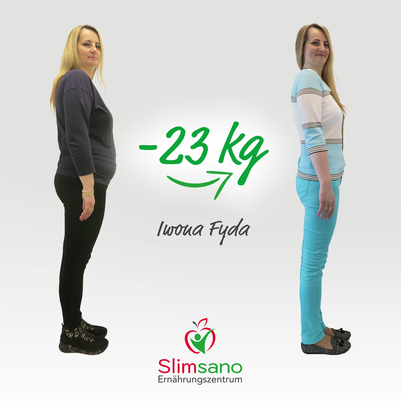 Original-Erfolgsgeschichte aus dem Slimsano Ernährungszentrum