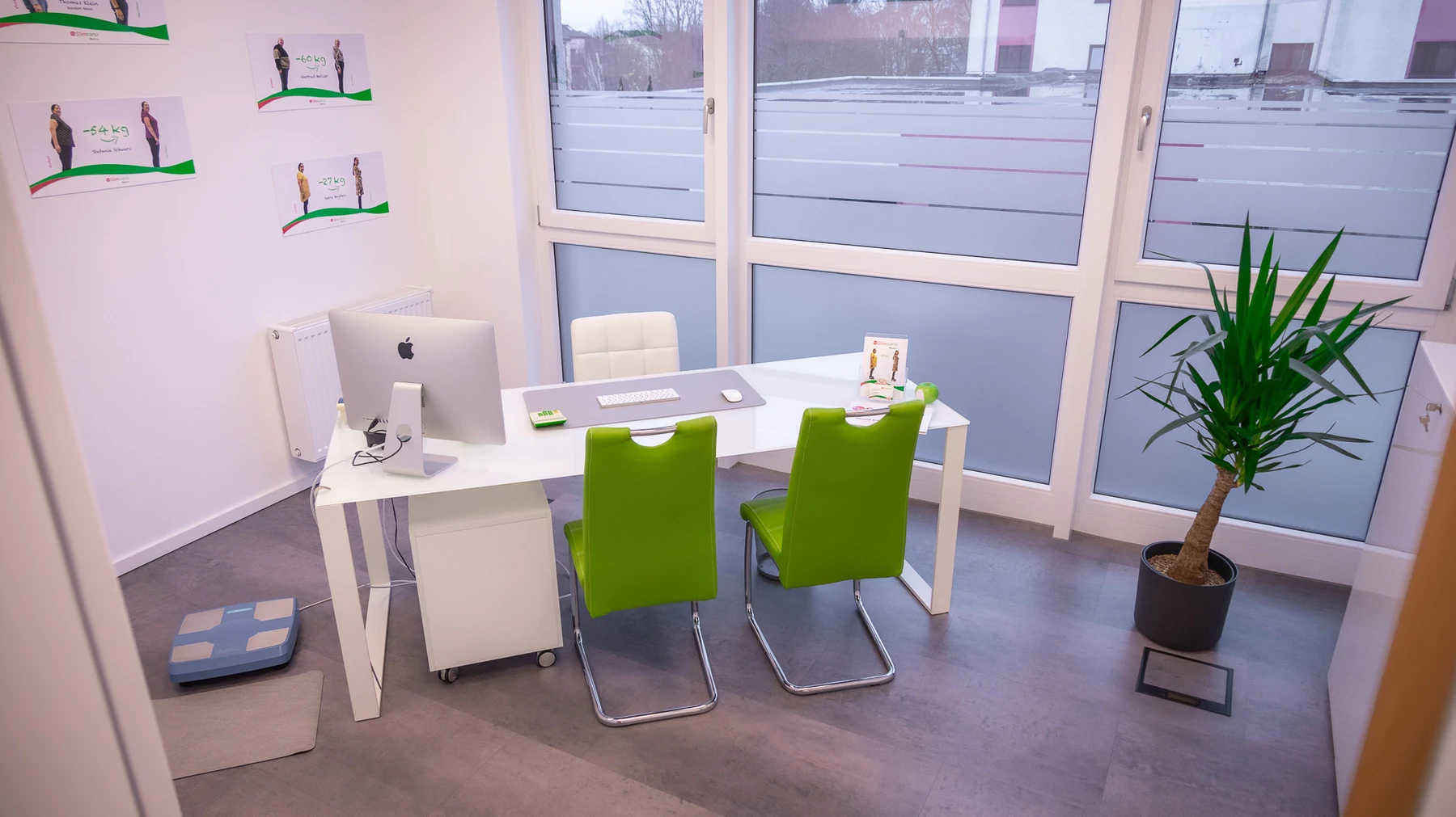 Einblick in das Slimsano Ernährungszentrum Mainz